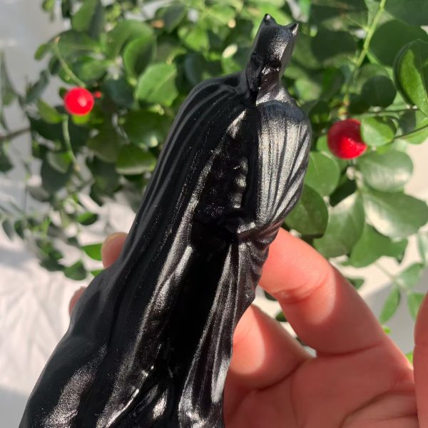 Obsidian Batman Statue 120mm Crystal Batman Free Shipping