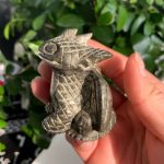 Pyrite Toothless Statue Crystal The Dragon Gift Free Shipping