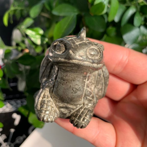 Pyrite Toothless Statue Crystal The Dragon Gift Free Shipping