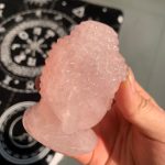 Rose Quartz Buddha Carving 75mm Free Shipping