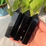 Engraved Chakra Obsidian Tower Crystal Point Wholesale