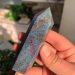Ruby In Kyanite Point Tower UV Reactive Free Shipping
