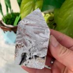 White Mexican Agate Tower 4 Sides Crystal Points Wholesale