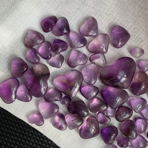 Amethyst Heart Carving Free Shipping