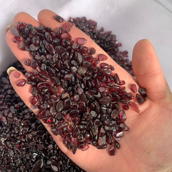 Garnet Chips 5-7mm Crystal Gravel Free Shipping