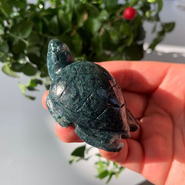 moss agate turtle carving (4)