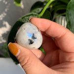 Rainbow Moonstone Tumbled Stone Free Shipping
