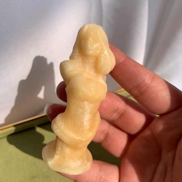Crystal Wonder Woman Carving 3.2inch Free Shipping
