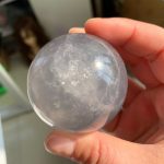 Yttrium Fluorite Sphere Lavender Fluorite Ball Free Shipping