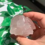 Rose Quartz Heart Organ Crystal Heart 80mm Free Shipping