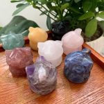 Crystal Mushroom House Carving Mushroom Crystal 40mm Free Shipping