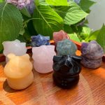 Crystal Mushroom House Carving Mushroom Crystal 40mm Free Shipping