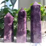 Big Lepidolite Tower Crystal Point Free Shipping
