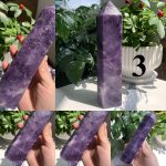Big Lepidolite Tower Crystal Point Free Shipping