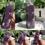 Big Lepidolite Tower Crystal Point Free Shipping