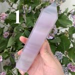 Big Yttrium Fluorite Tower Lavender Fluorite Point Free Shipping