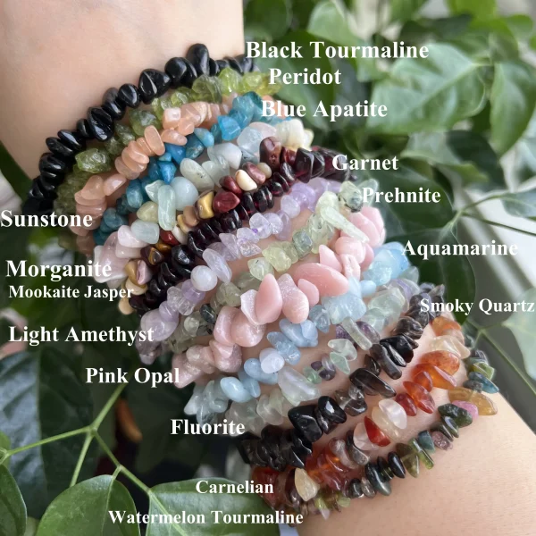 Crystal Chip Bracelet Gemstone Jewelry Wholesale 50Pieces 50USD Free Shipping