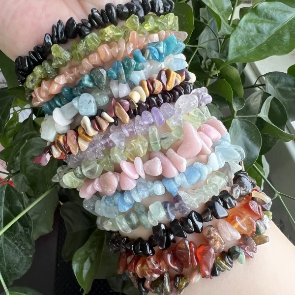 Crystal Chip Bracelet Gemstone Jewelry Wholesale 50Pieces 50USD Free Shipping