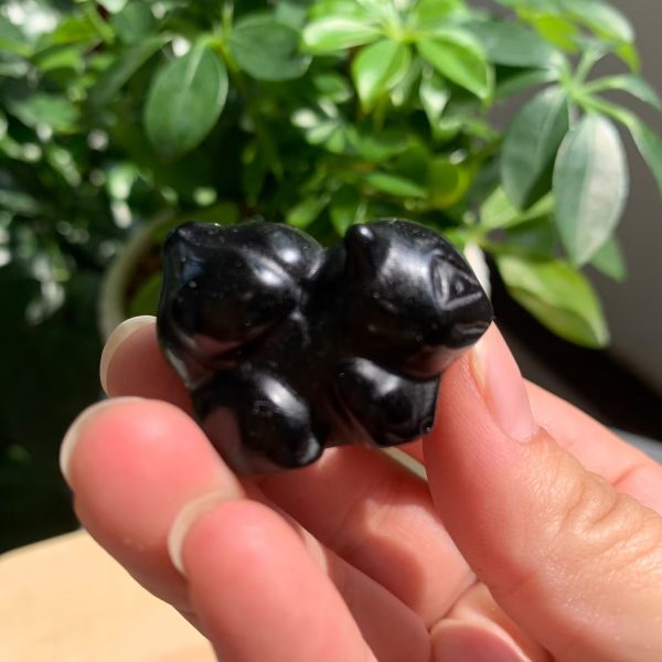 Mini Crystal Bulbasaur Carving 34mm Crystal Pokemon Free Shipping