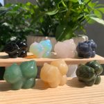 Mini Crystal Bulbasaur Carving 34mm Crystal Pokemon Free Shipping
