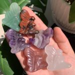 Crystal Fairy Carving Butterfly Fairy 38mm Free Shipping