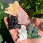 Crystal Fairy Carving Butterfly Fairy 38mm Free Shipping