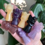 Crystal Fairy Carving Crystal Angel 50mm Free Shipping