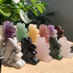 Crystal Fairy Carving Butterfly Fairy 38mm Free Shipping