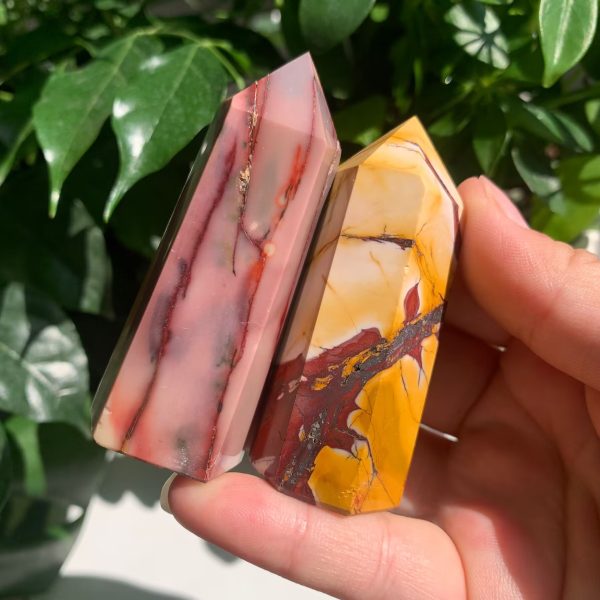 Mookaite Jasper Tower Crystal Point Free Shipping