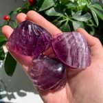 Crystal Seashell Purple Fluorite Shell Carving 2inch Free Shipping