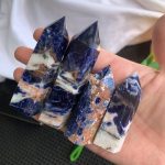 Sodalite Tower Crystal Point Free Shipping