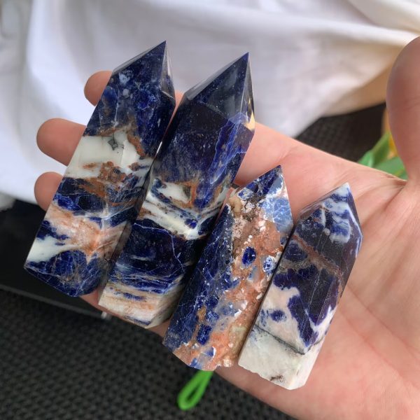 Sodalite Tower Crystal Point Free Shipping