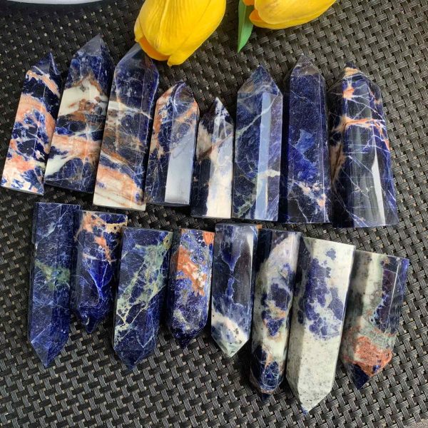 Sodalite Tower Crystal Point Free Shipping