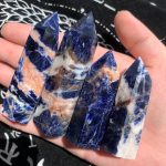 Sodalite Tower Crystal Point Free Shipping