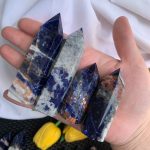 Sodalite Tower Crystal Point Free Shipping