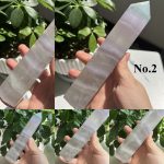 Yttrium Fluorite Tower Lavender Point Free Shipping 1Piece