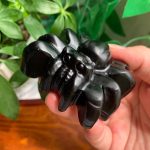 Obsidian Spider Carving Crystal Animal 2.5inch Free Shipping