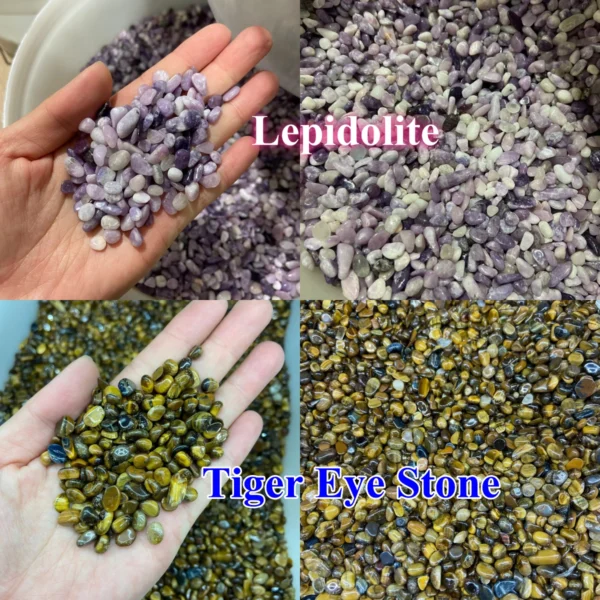 Natural Crystal Chips Polished Healing Stones 100g Bag Free Shipping