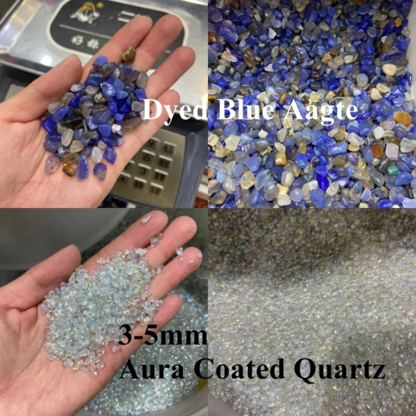 Natural Crystal Chips Polished Healing Stones 100g Bag Free Shipping