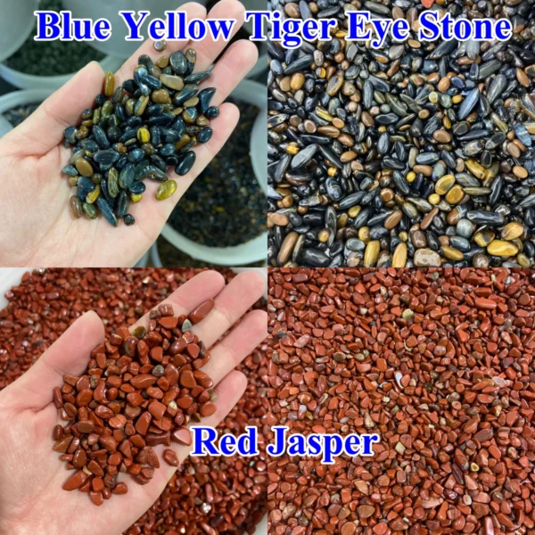Natural Crystal Chips Polished Healing Stones 100g Bag Free Shipping