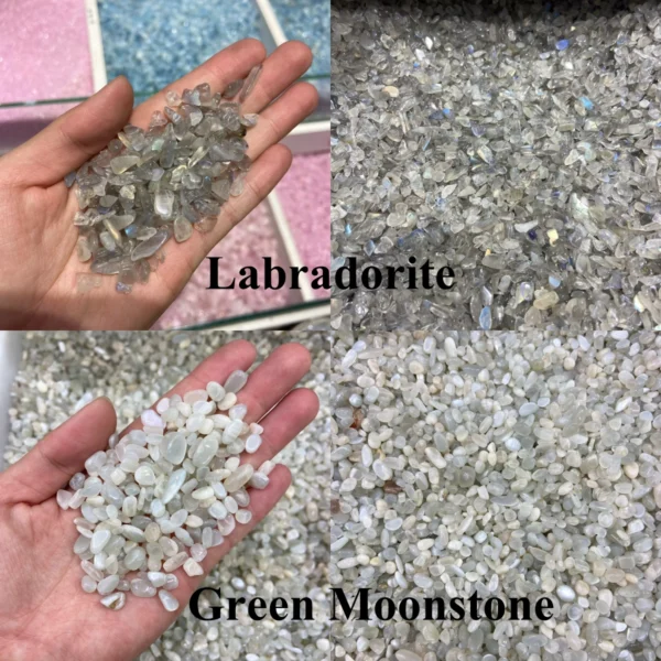 Natural Crystal Chips Gravel Polished Healing Stones 100g Bag Free Shipping