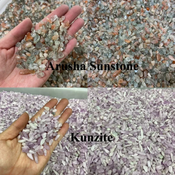 Natural Crystal Chips Gravel Polished Healing Stones 100g Bag Free Shipping