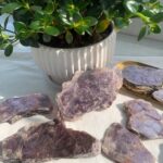 Raw Purple Mica Lepidolite Rough Stone Crystal Wholesale Free Shipping