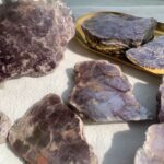 Raw Purple Mica Lepidolite Rough Stone Crystal Wholesale Free Shipping