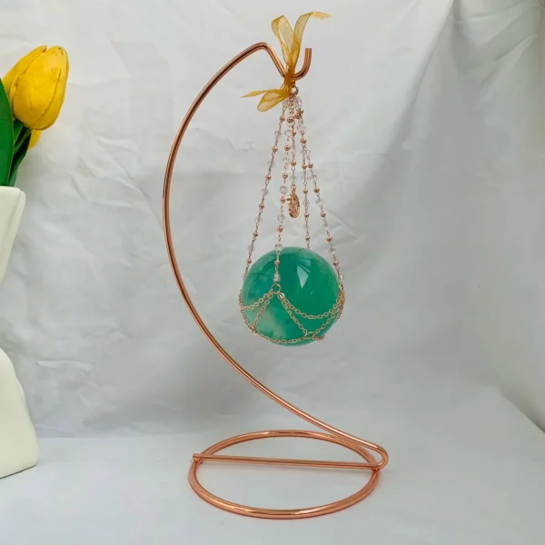 Hanging Basket Holders for Crystal Spheres Wholesale Crystal Stand Free Shipping