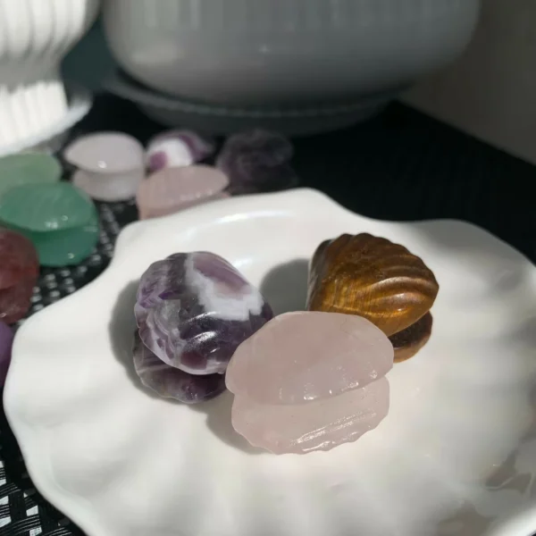 Mini Crystal Shell Wholesale 1.1inch Mini Quartz Shells for Home Decor Free Shipping
