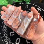 Pink Agate Tower Cotton Candy Agate Tower Crystal Point Wholesale Free Shipping