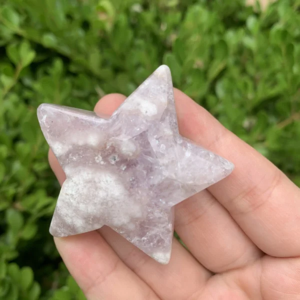 Flower Agate Star Crystals Wholesale- Bulk Healing Crystal Decor