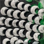 Natural Howlite Moon Carving – Bulk Wholesale for Meditation, Jewelry & Altar Decor