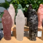 Crystal Virgin Mary With Baby Jesus Statue Crystal Virgin Mary And Baby Figurine Free Shipping